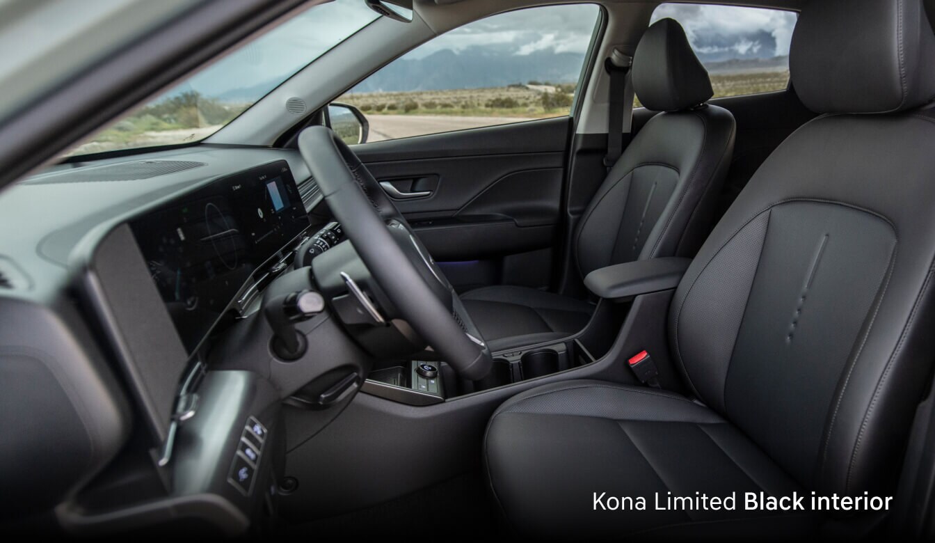 2026 Hyundai Kona Interior Black