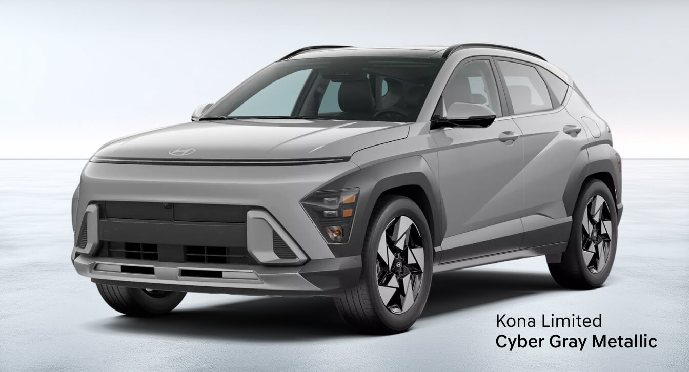 2026 Hyundai Kona Exterior Cyber Gray Metallic
