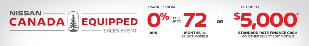 Canada Equipped Sales Event! Click to view Specials