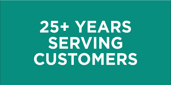 25+ Years Serving Customers