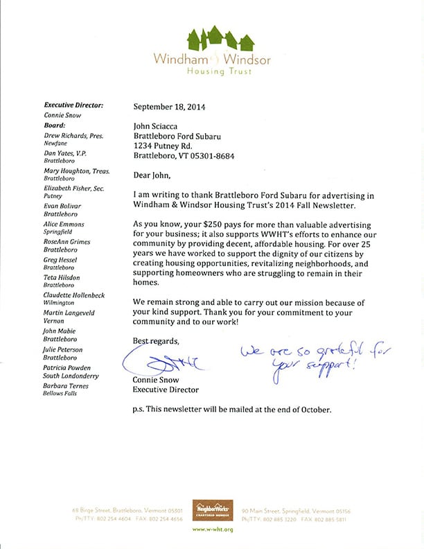 Windham & Windsor Housing Trust