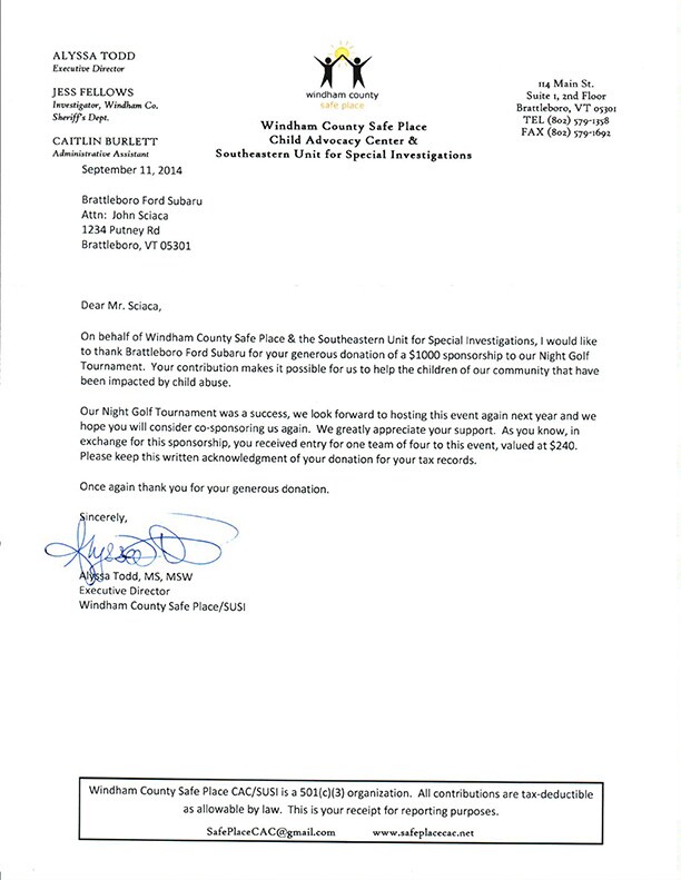 Windham County Safe Place