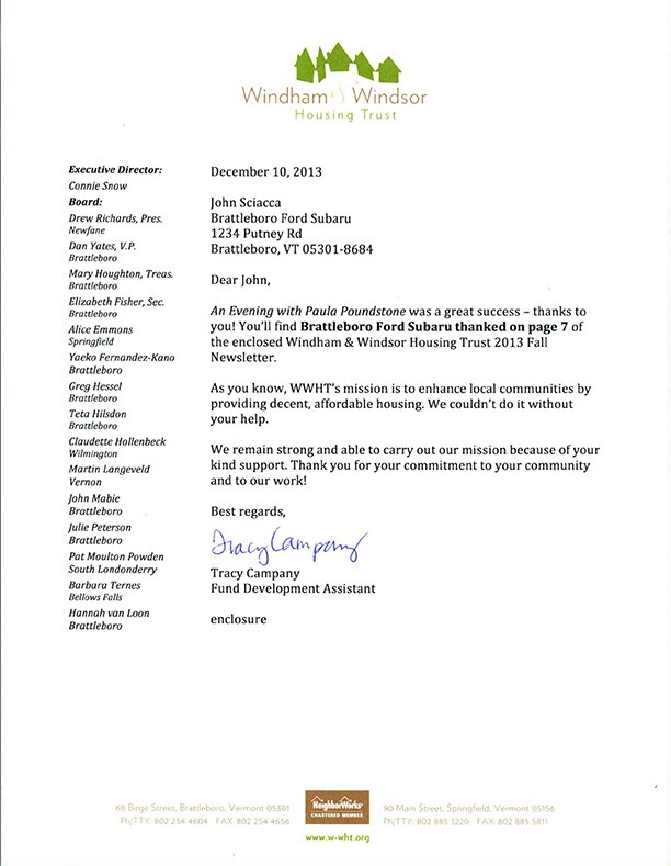 Windham & Windsor Housing Trust
