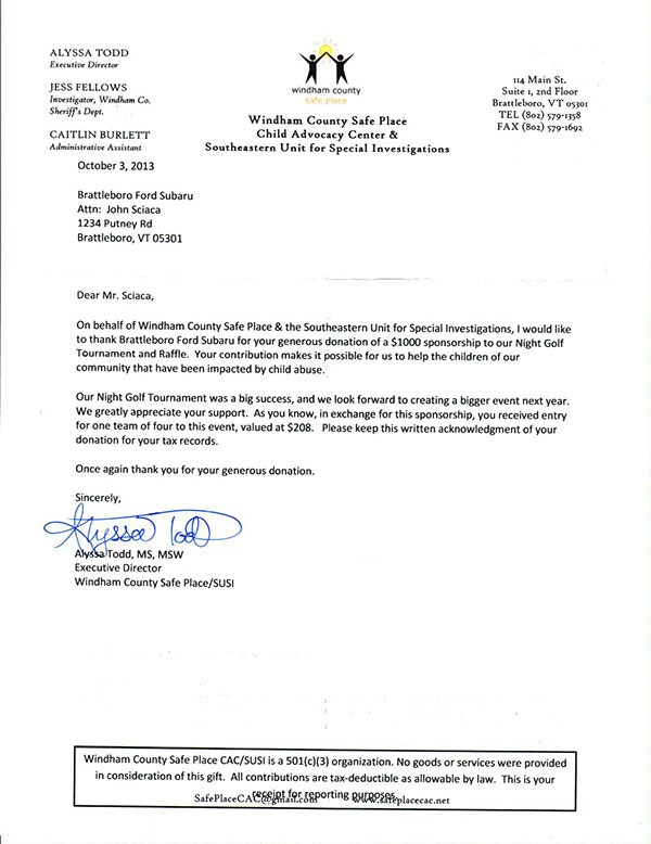 Windham County Safe Place