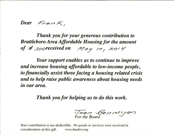 Brattleboro Area Affordable Housing