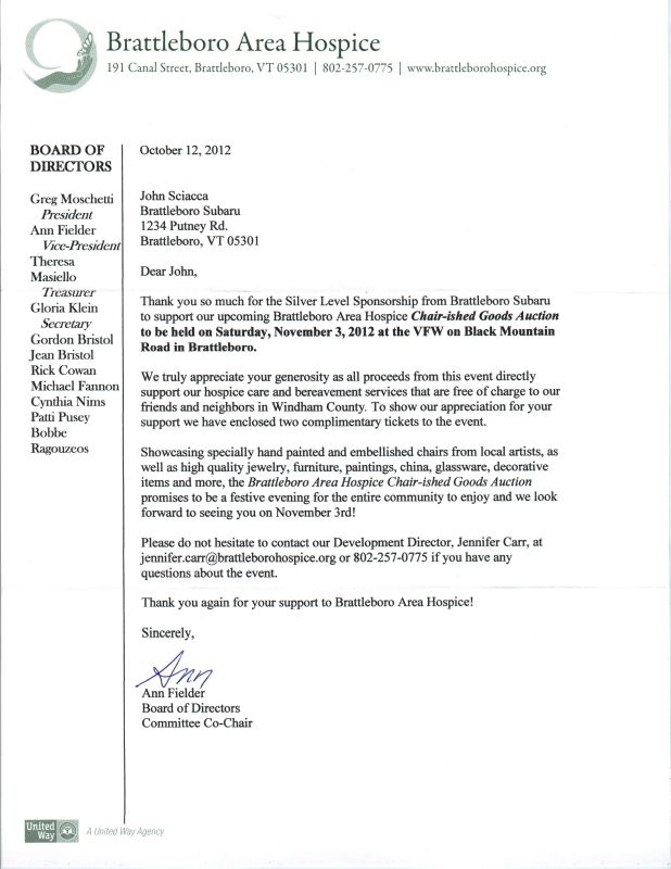 Brattleboro Area Hospice