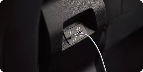 USB-C Input and Charging Ports