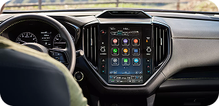 Subaru Multimedia System with Standard Wireless Apple CarPlay and Android Auto