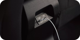 USB-C Input and Charging Ports