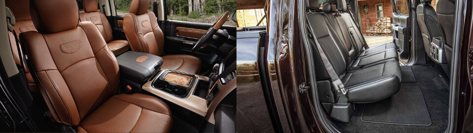2018 Ram 1500 vs. 2018 Ford F-150 Seating