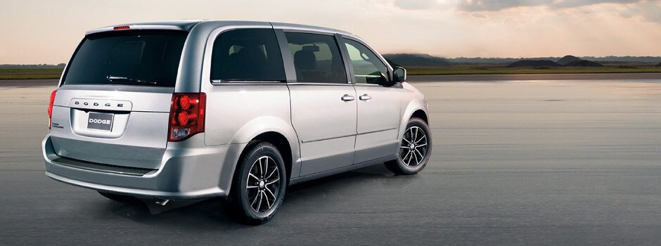 Rear Exterior of the 2017 Dodge Grand Caravan