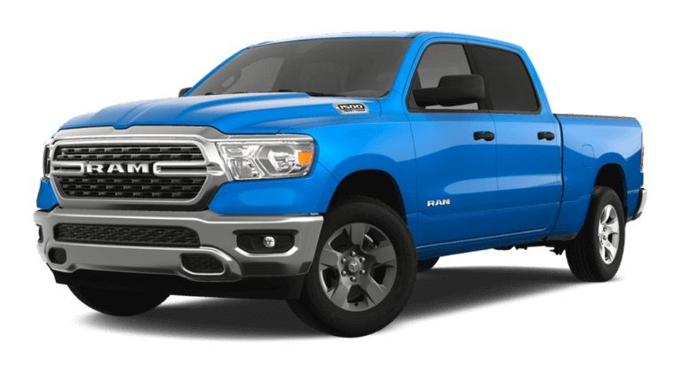 2023 Ram 1500 Big Horn in Hydro Blue exterior