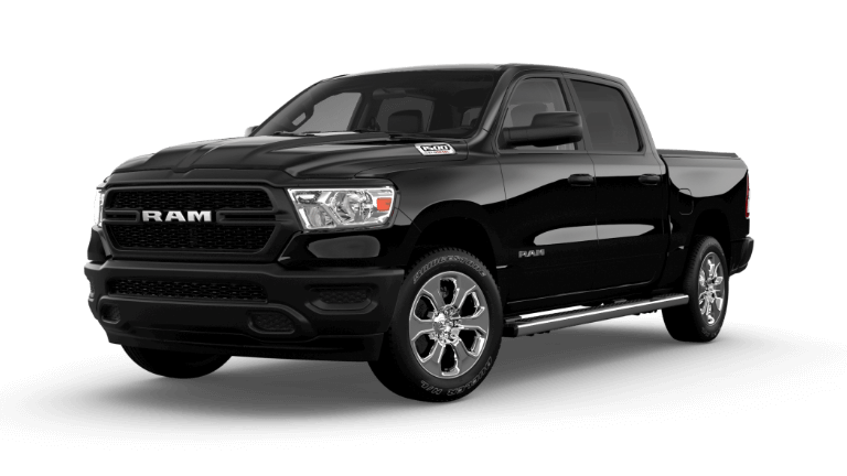 2022 Ram 1500 Tradesman HFE in Diamond Black exterior