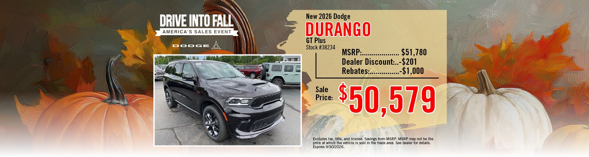 New 2026 Dodge Durango Offer | Merrill, WI