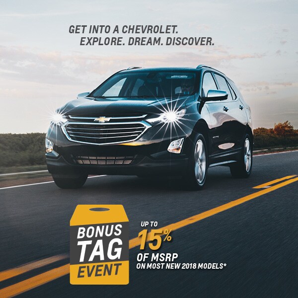 Chevrolet Bonus Tag Event May