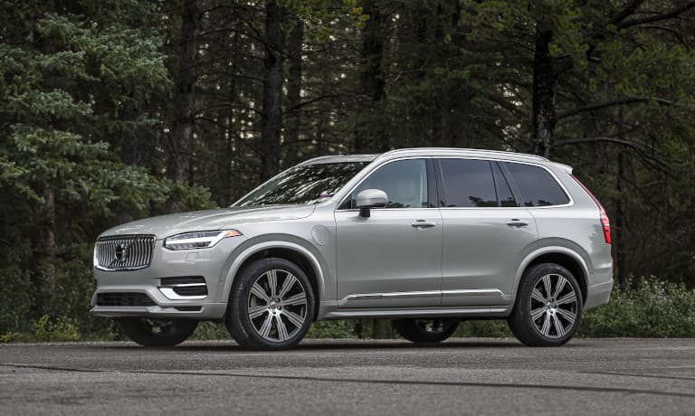 New Volvo Xc90 side profile view