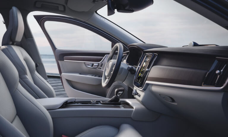 2021 Volvo V90 side passenger interior view
