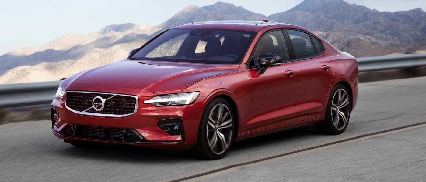 2020 Volvo S60 driving on a highway