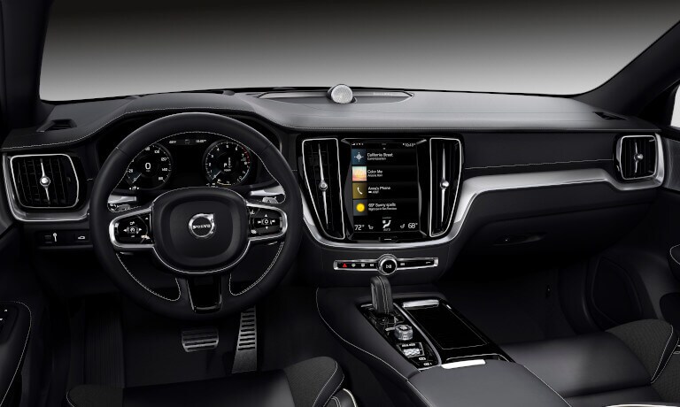 2021 Volvo S60 interior front dashboard