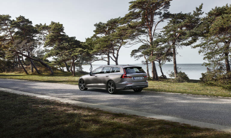 New Volvo V60 driving