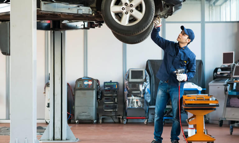 Volvo tire inspection