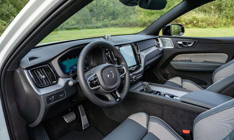 2022 Volvo XC60 interior front seat view