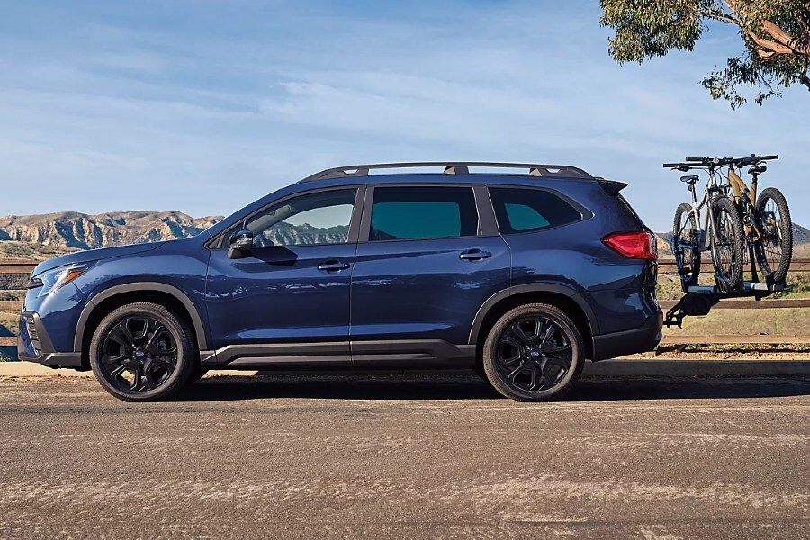 2023 Subaru Ascent Exterior Driver Side Profile with Bike Rack_o.jpg