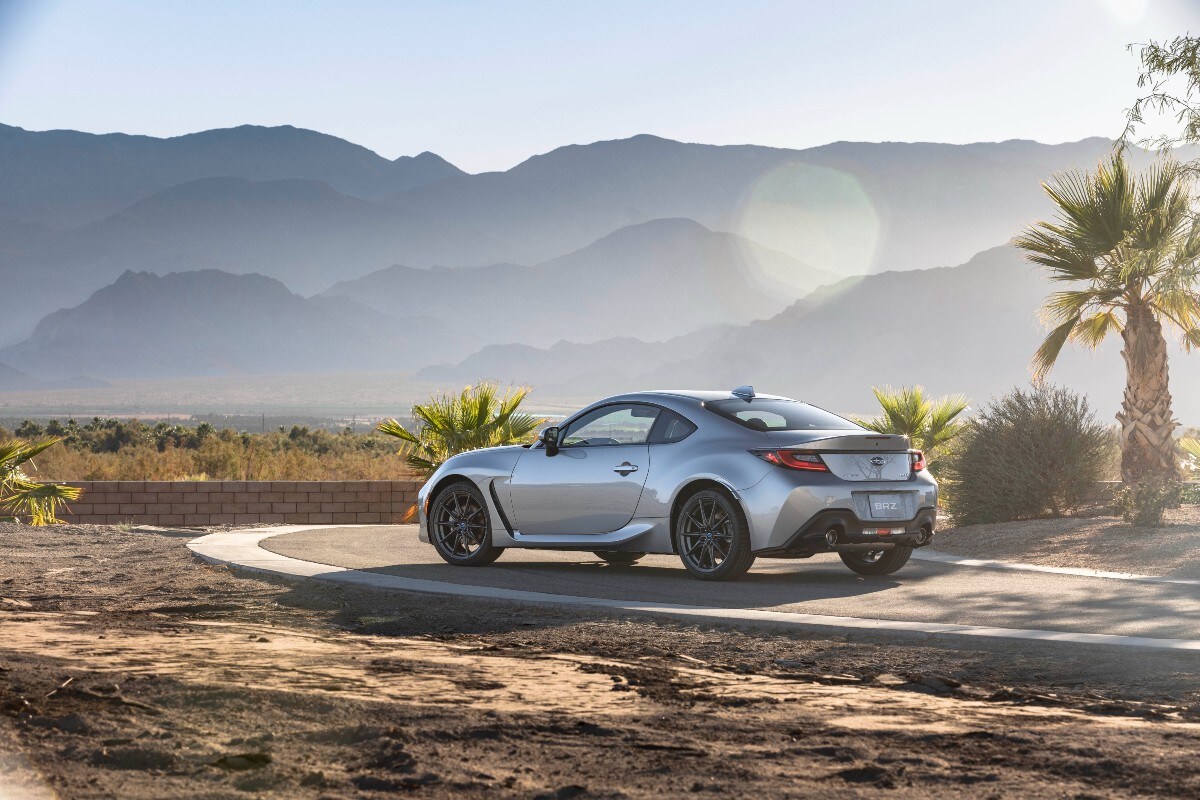 2022 Subaru BRZ Exterior Driver Side Rear Profile
