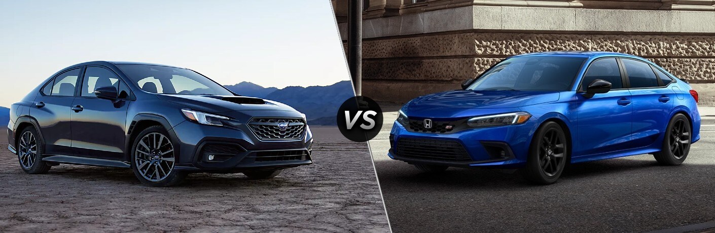 2022 Subaru WRX vs Honda Civic Si Exterior Front Profiles_o.jpg