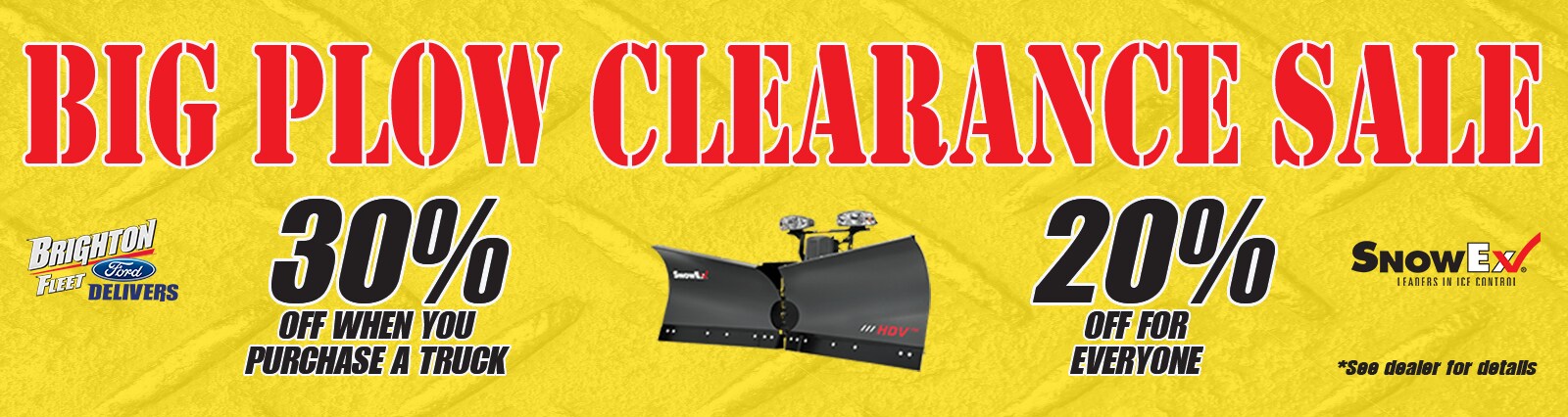 Michigan Ford Snow Plow Clearance Sale