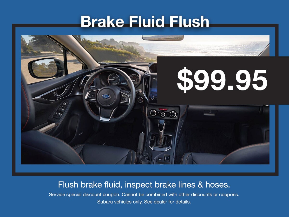 Subaru Brake Fluid Flush Special Coupon Subaru Brake Fluid Flush Coupon