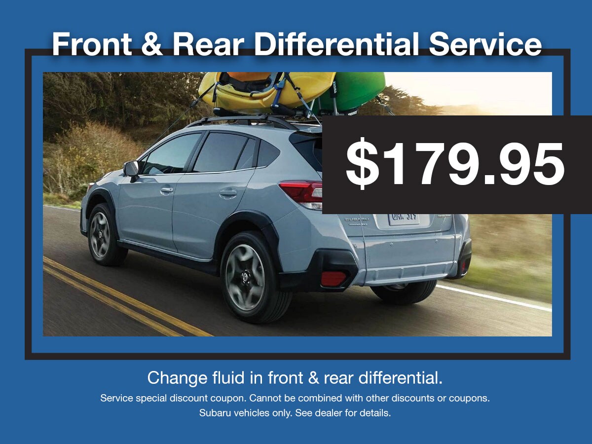 Subaru Differential Special Coupon Subaru Differential Service Coupon