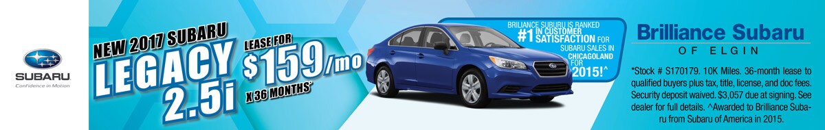 2017 Subaru Legacy Lease $159/mo