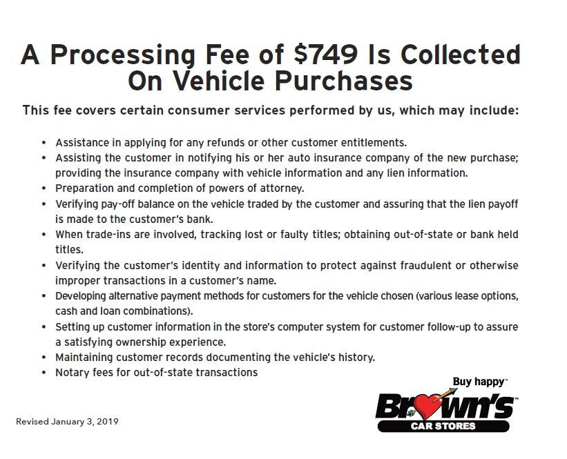 Mazda Processing fee 2019.JPG