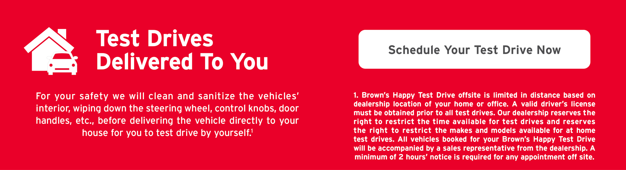 Test Drives Delivered To You
