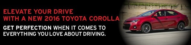 New 2016 Toyota Corolla