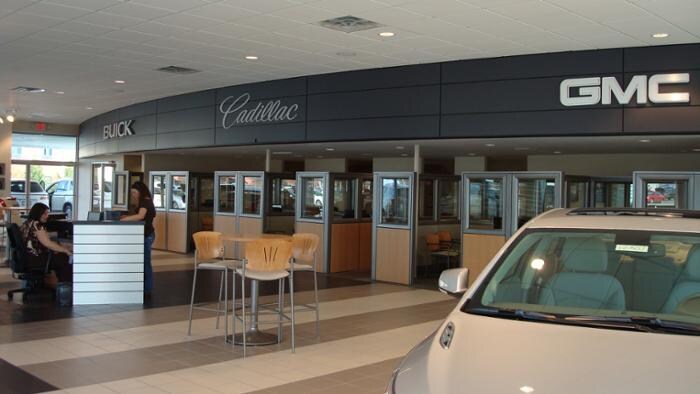 inside brown and wood buick gmc