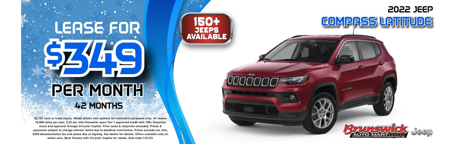 2022 Jeep Compass Lease Special Jeep Dealers Near Me