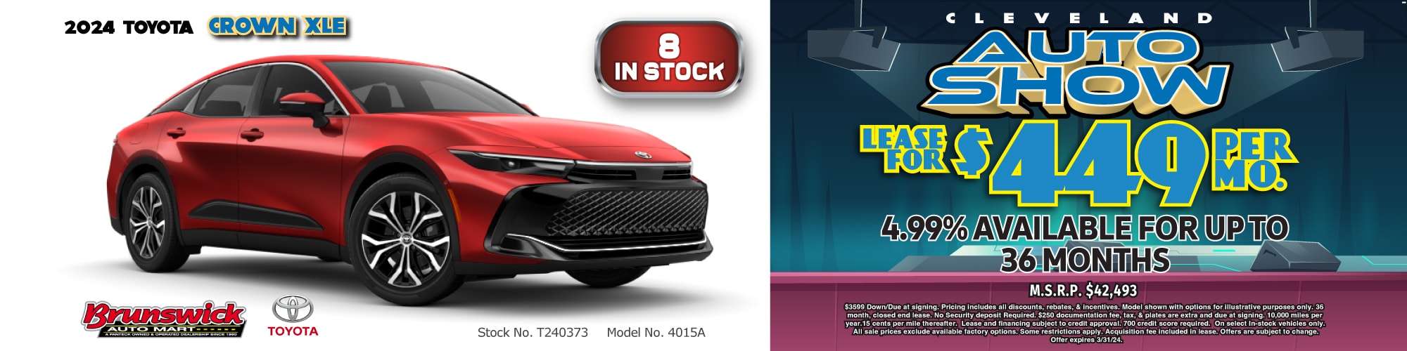 Current Brunswick Toyota New Car Specials Brunswick Toyota