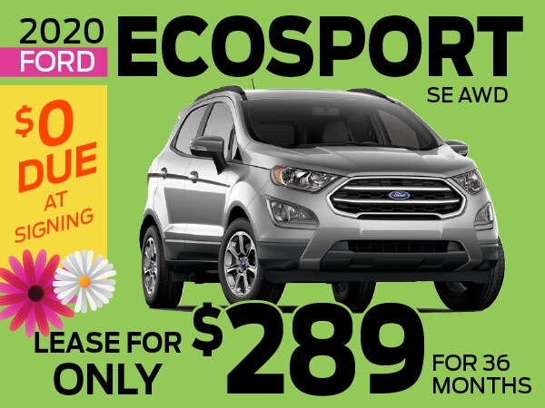 2020 Ford Ecosport Sign and Drive Lease Event