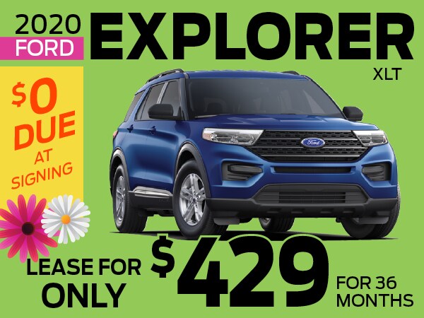 2020 Ford Explorer XLT Sign and Drive Lease Offer