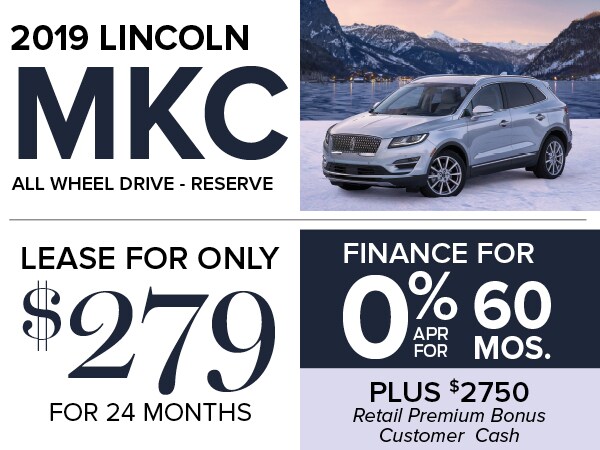 2019 Lincoln MKC 0% APR