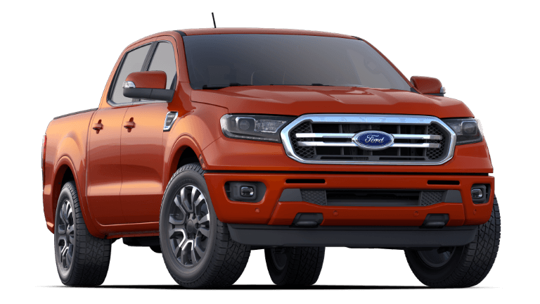 2019 Red Ford Ranger Lariat