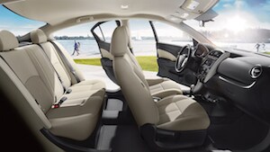 2017 Nissan Versa Sedan seating 2017 Nissan Versa Sedan seating