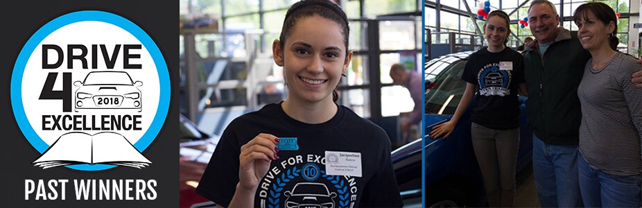 2016 Drive for Excellence Winner Jacqueline Rasco 2017 Drive for Excellence Winner Jacqueline Rasco