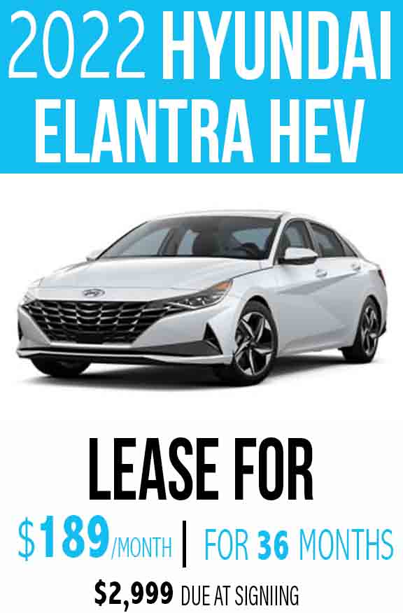 2022 Hyundai Elantra HEV Lease Deal 2022 Hyundai Elantra HEV Lease Deal