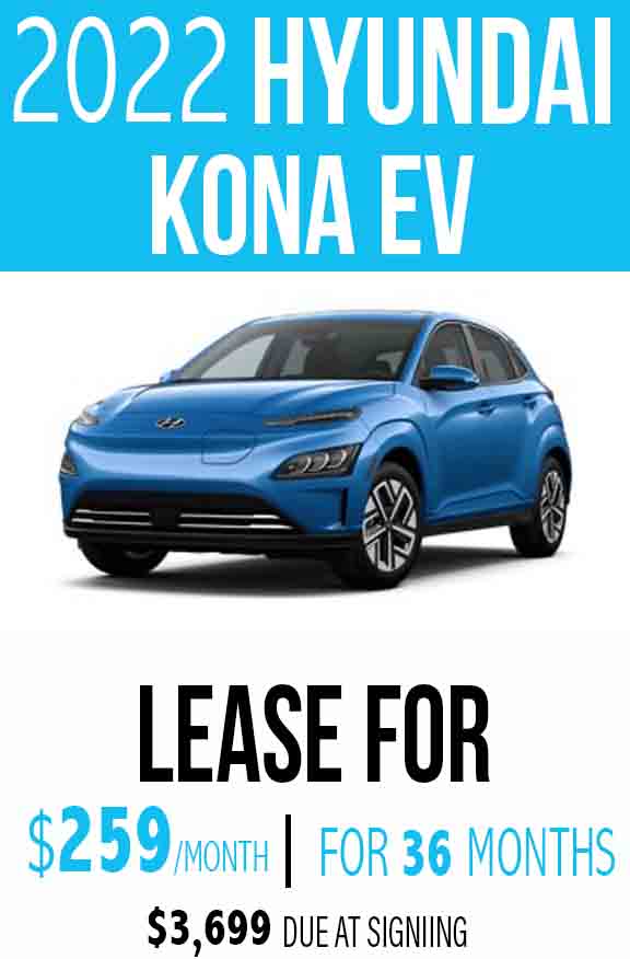 2022 Hyundai Kona EV Lease Deal 2022 Hyundai Kona EV Lease Deal