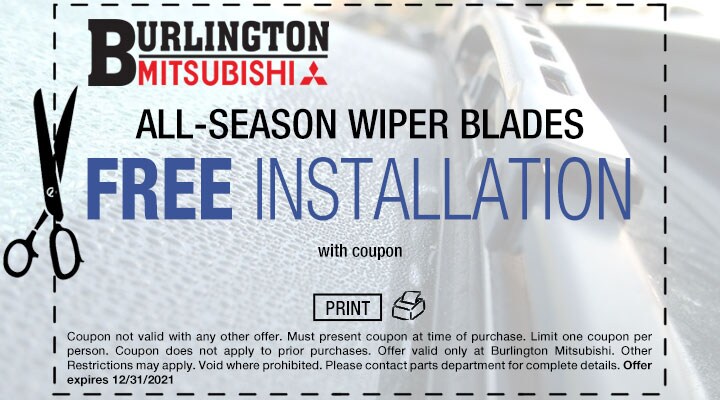 Wiper Blade Installation Coupon
