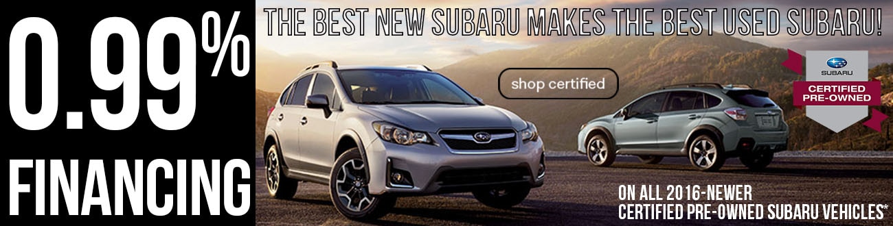 Subaru Certified Pre-Owned Deal Subaru Certified Pre-Owned Deal