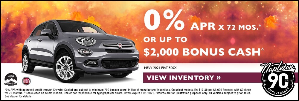 0% APR x 72 months